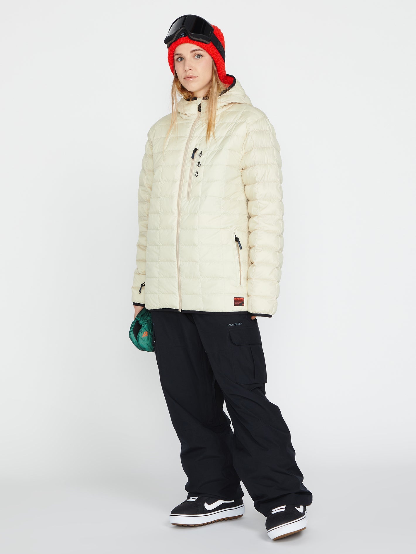 Puff Puff Give Snow Jacket - Khaki (Unisex)