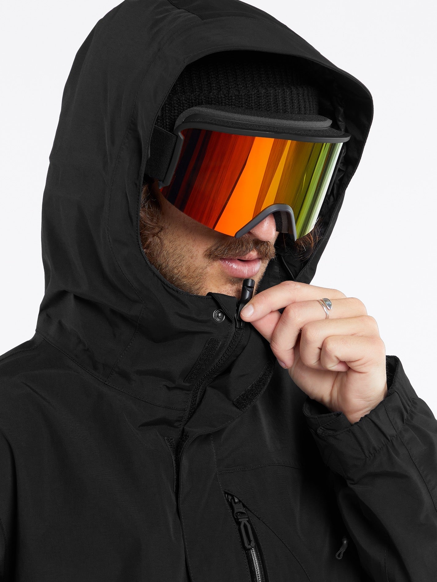 Gore-Tex L Isolierte Jacke - SCHWARZ