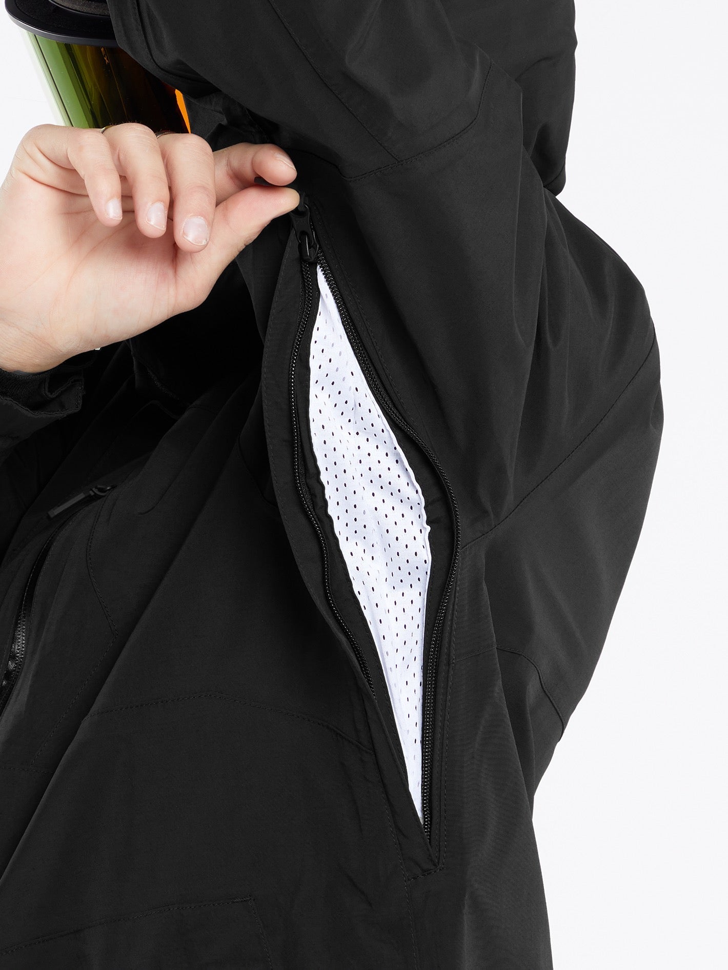 Gore-Tex L Isolierte Jacke - SCHWARZ