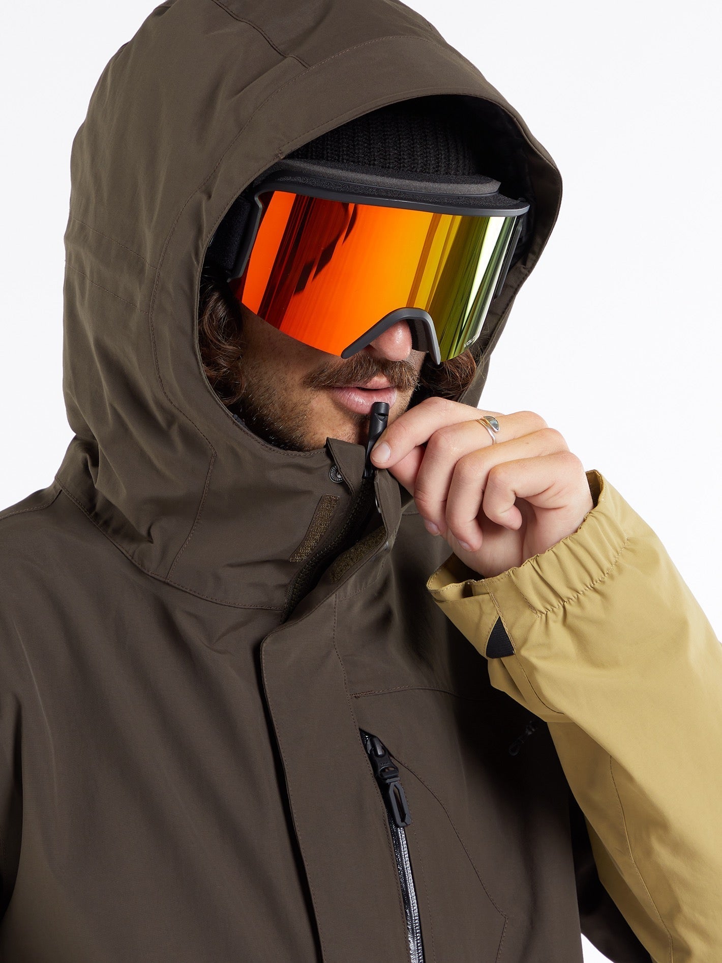 Gore-Tex L Isolierte Jacke - BRAUN
