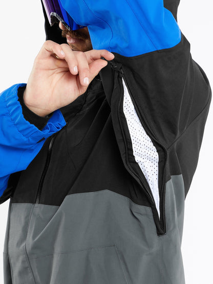Gore-Tex L Isolierte Jacke - ELEKTRISCH BLAU