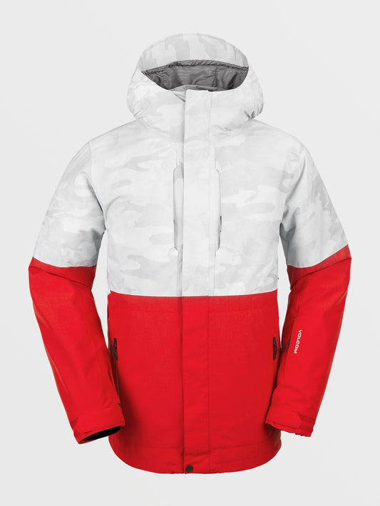 V.Co Op Isolierte Jacke – WEISSES CAMO
