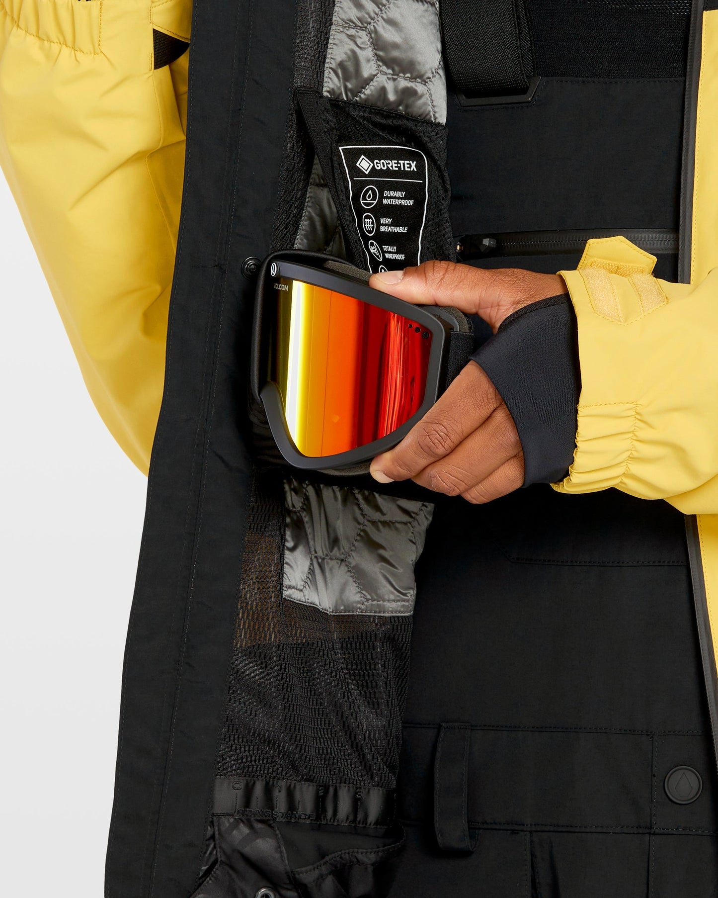 Tds 2L Gore-Tex Jacke - Dunkelgelb