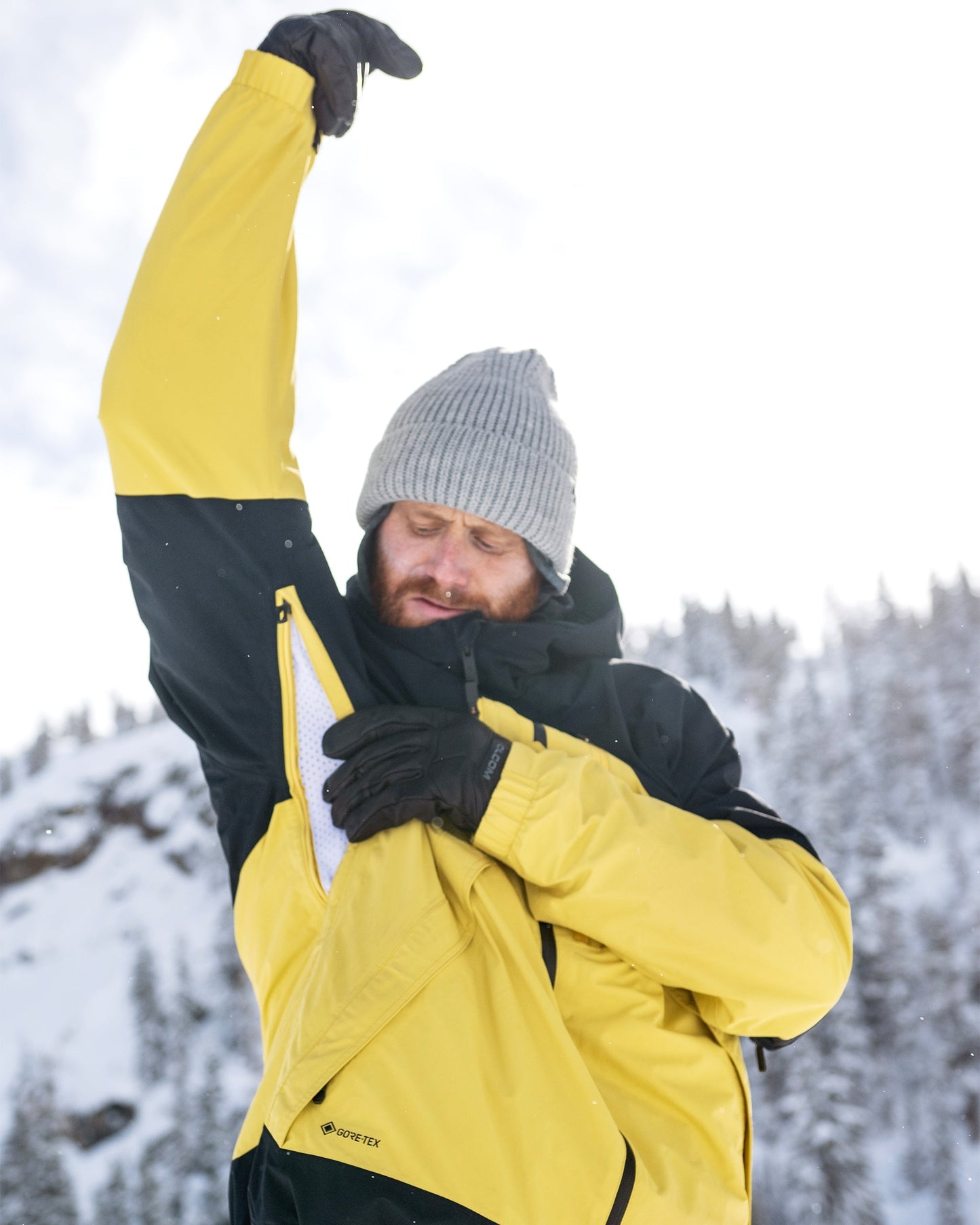 Tds 2L Gore-Tex Jacke - Dunkelgelb