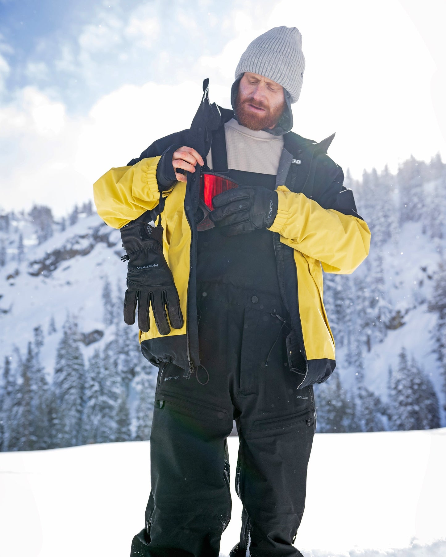 Tds 2L Gore-Tex Jacke - Dunkelgelb