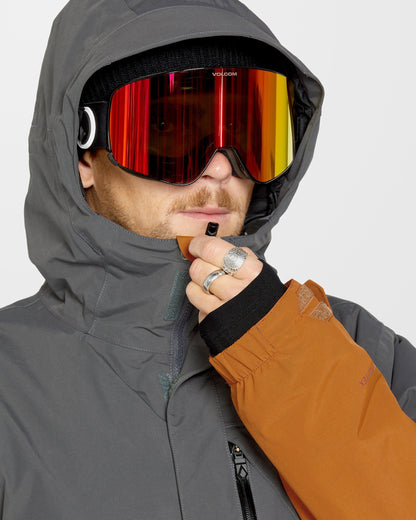 Jacke L Isoliertes Gore-Tex - Karamell