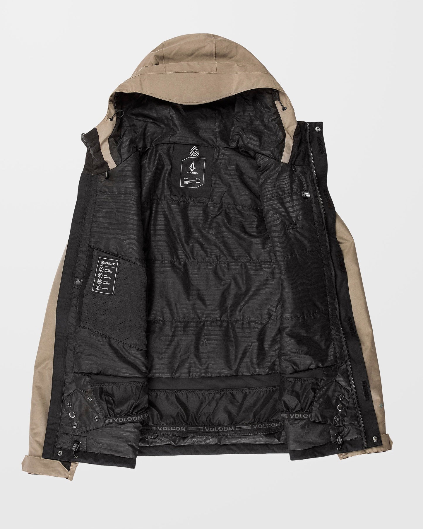 Dua Isolierte Gore-Tex Jacke - Kastanienbraun