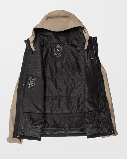 Dua Isolierte Gore-Tex Jacke - Kastanienbraun