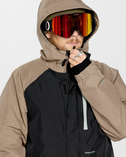 Dua Isolierte Gore-Tex Jacke - Kastanienbraun
