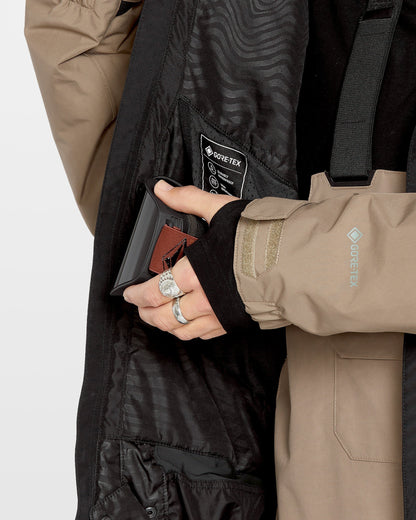 Dua Isolierte Gore-Tex Jacke - Kastanienbraun