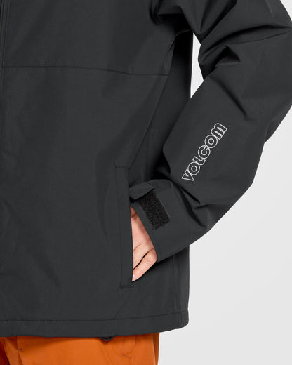2836 Isolierte Jacke - Schwarz