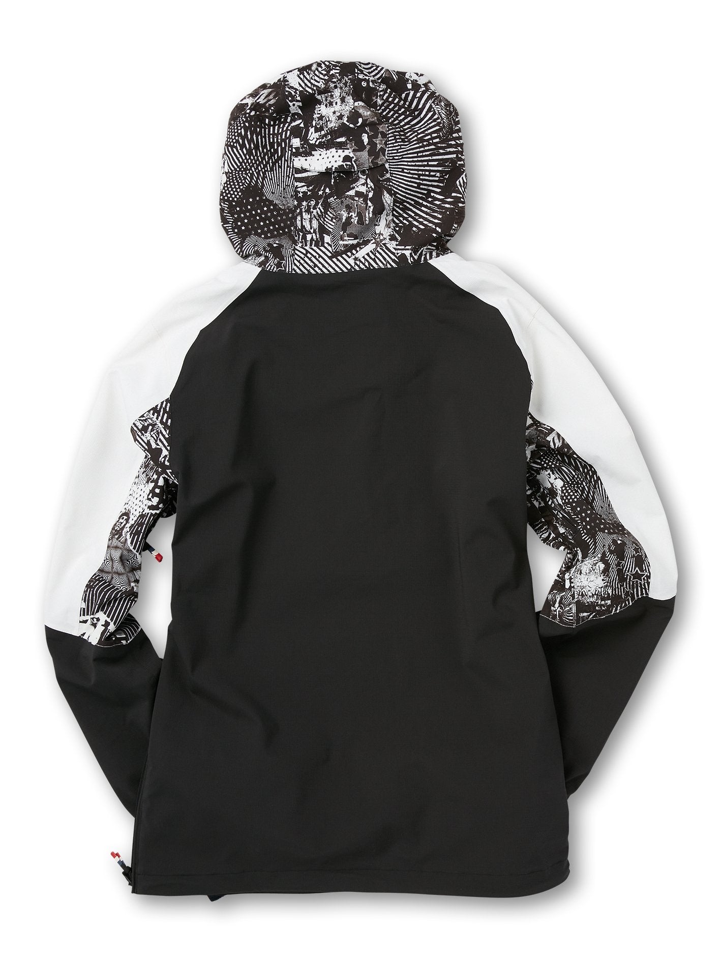 Snow jacket Ou Brighton Pullover - BLACK WHITE