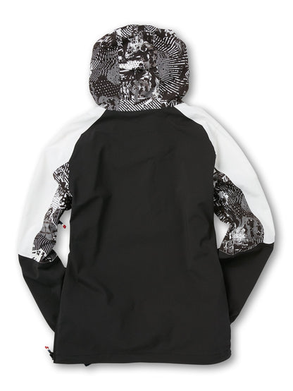 Snow jacket Ou Brighton Pullover - BLACK WHITE