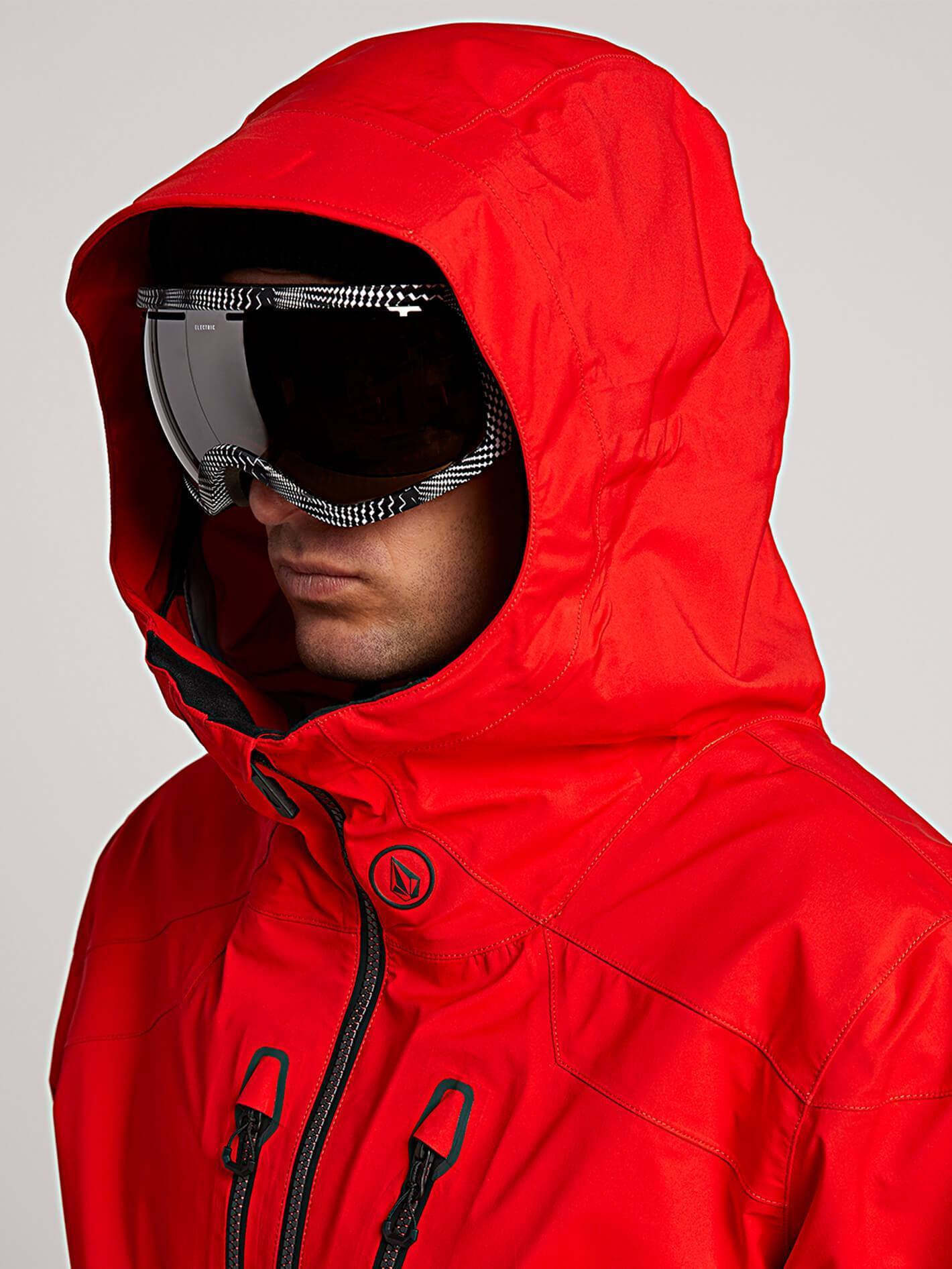 Guch Strtch Gore Snow Jacket - Fire Red
