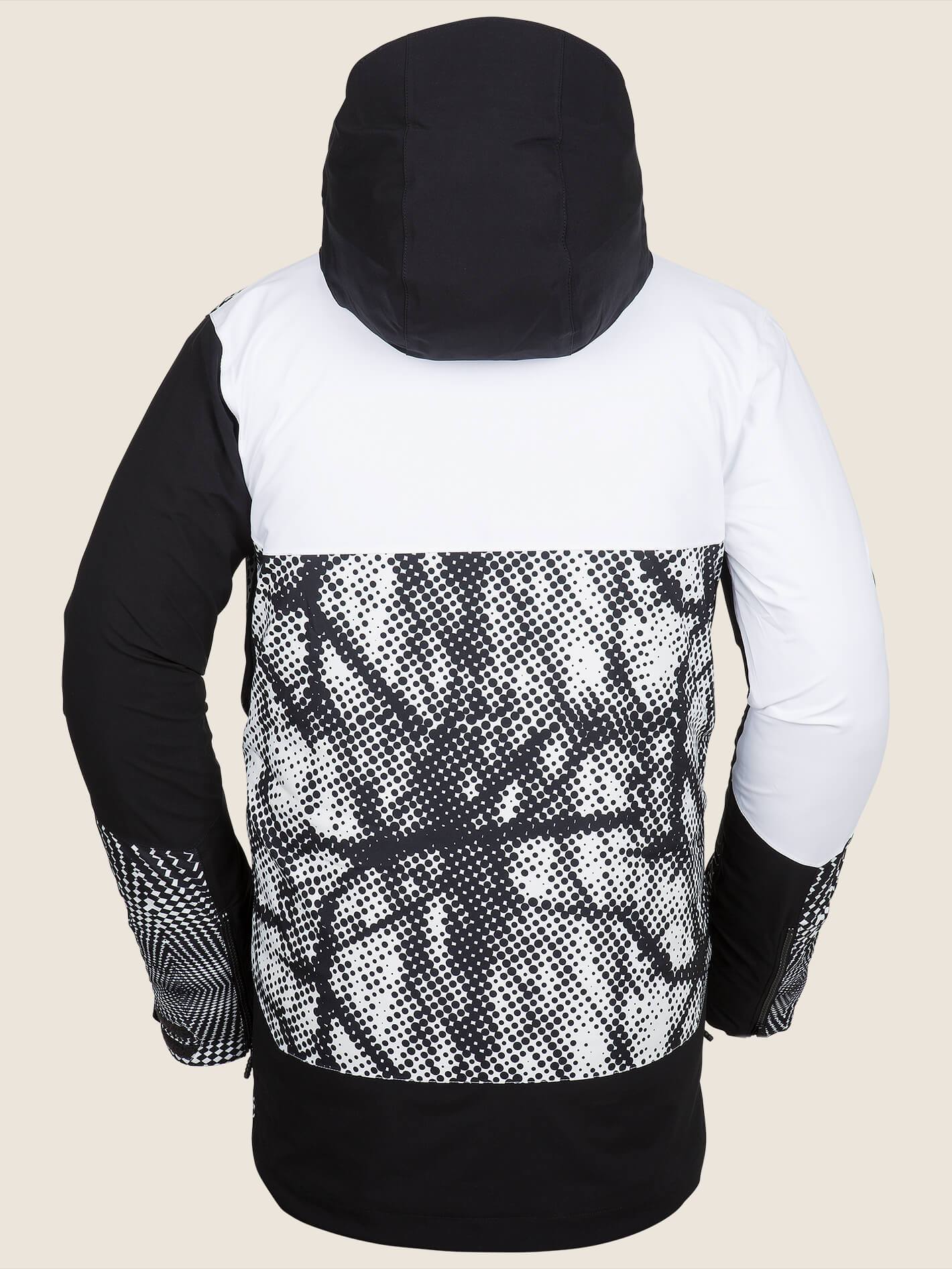 Bl Stretch Gore Schneejacke - Schwarz Weiß