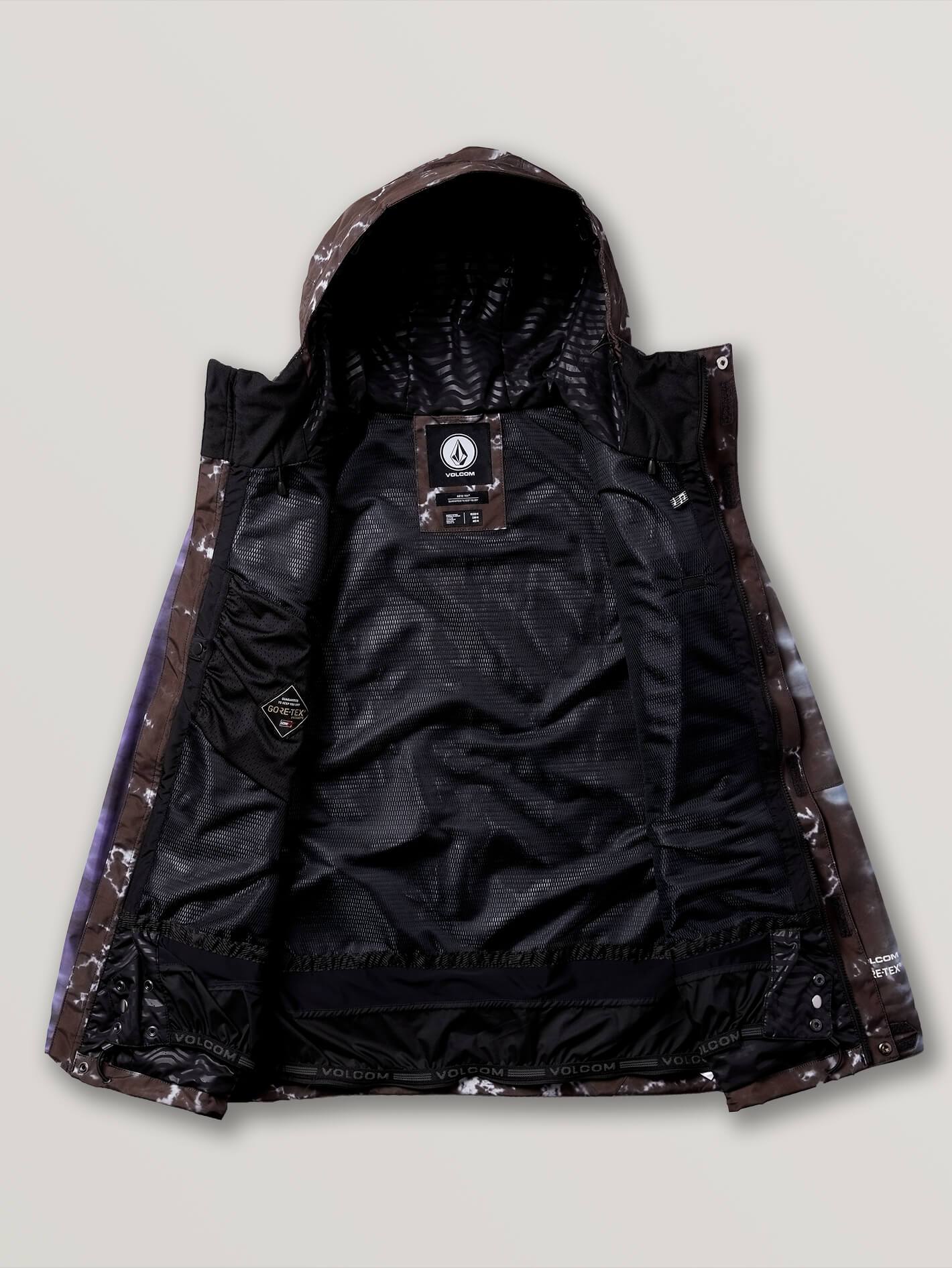 Gore-Tex Schneejacke L - SCHWARZER AUFDRUCK