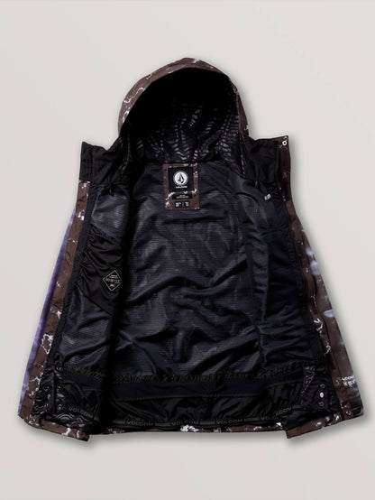 Gore-Tex Schneejacke L - SCHWARZER AUFDRUCK