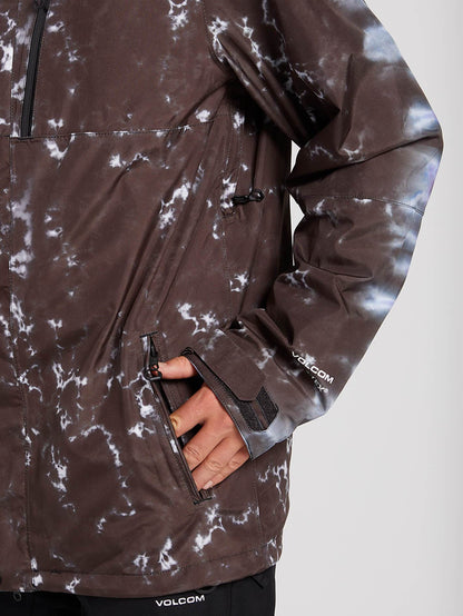 Gore-Tex Schneejacke L - SCHWARZER AUFDRUCK