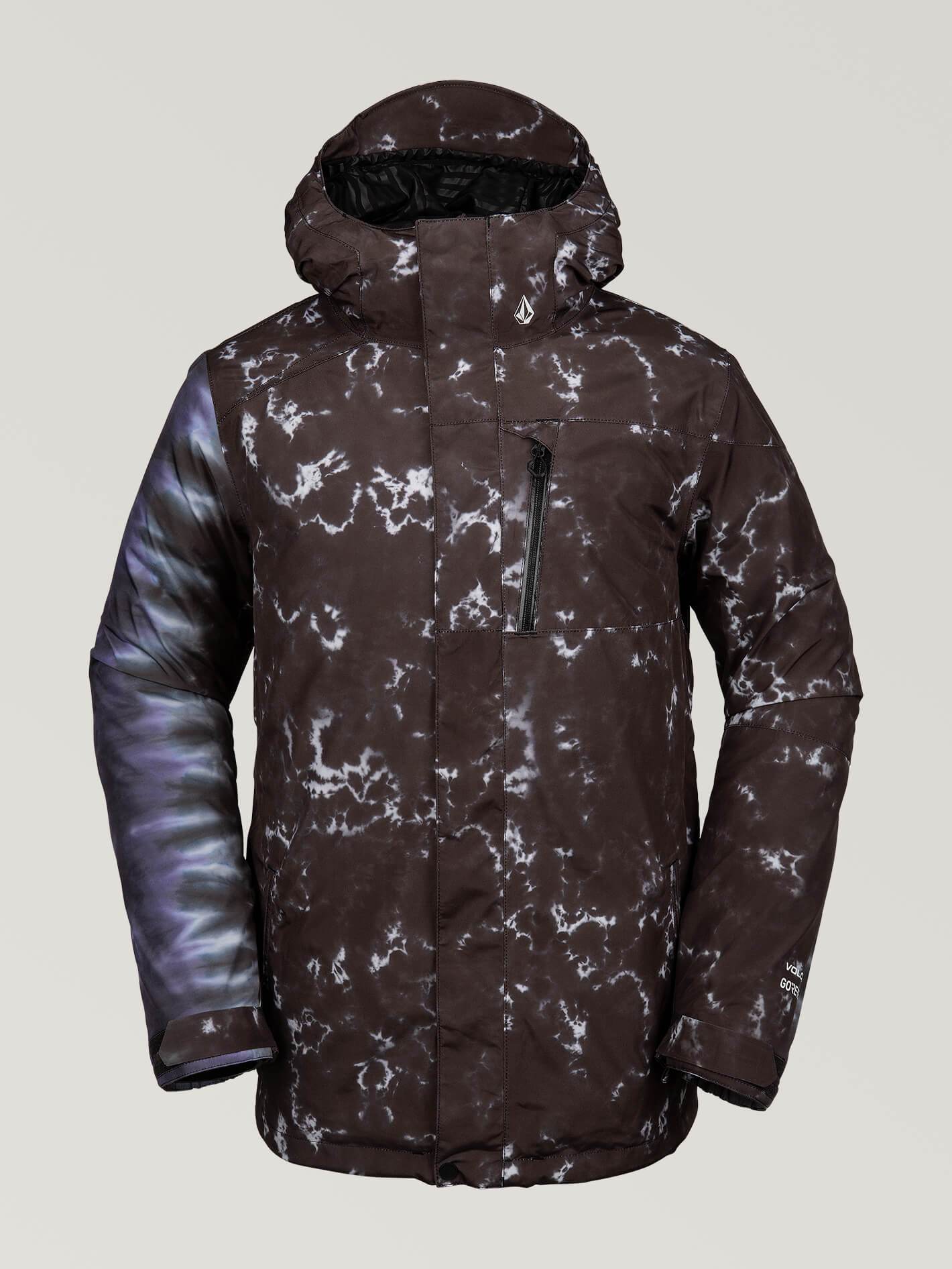 Gore-Tex Schneejacke L - SCHWARZER AUFDRUCK