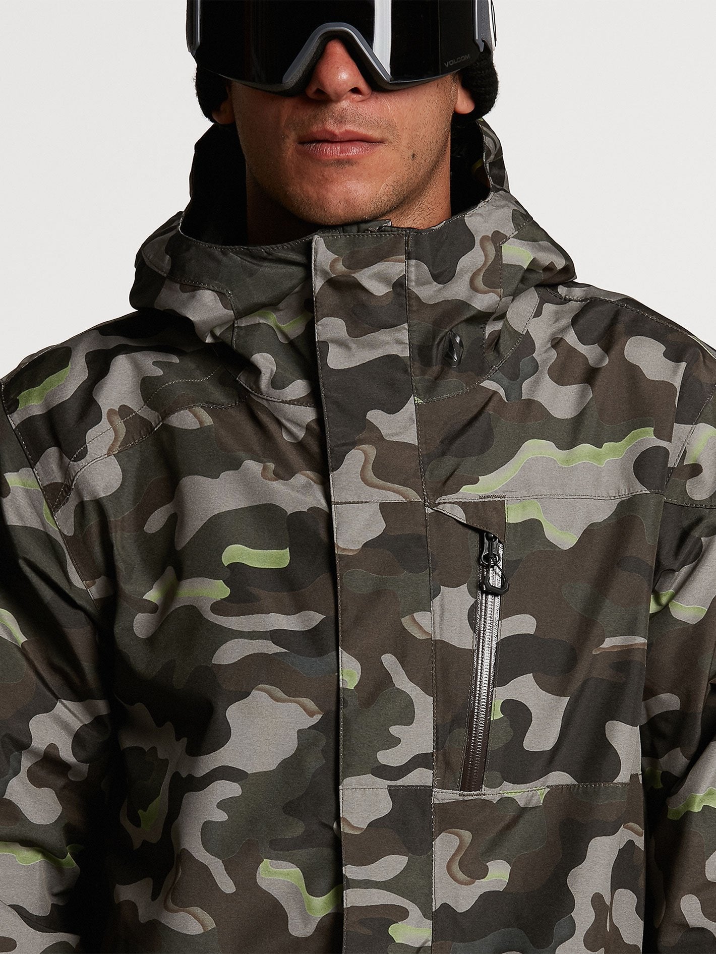 Schneejacke L GORE-TEX - Schwarz Rot