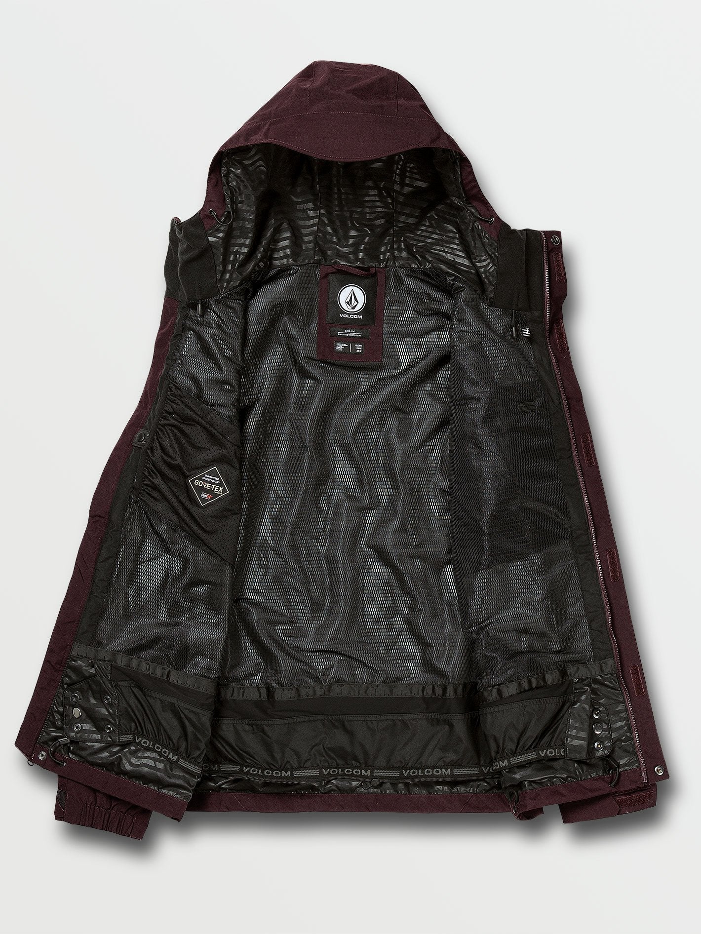 Schneejacke L GORE-TEX - Schwarz Rot