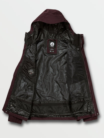 Schneejacke L GORE-TEX - Schwarz Rot