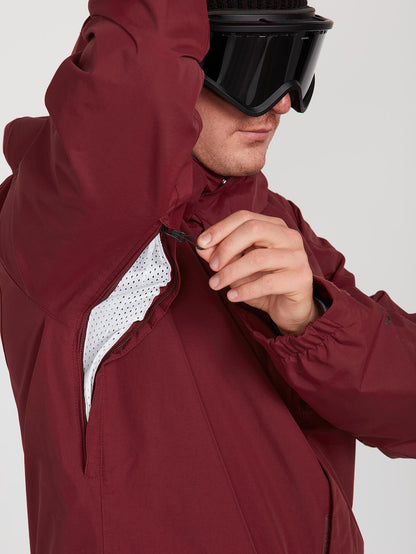 Gore-Tex Schneejacke L - BURNT RED