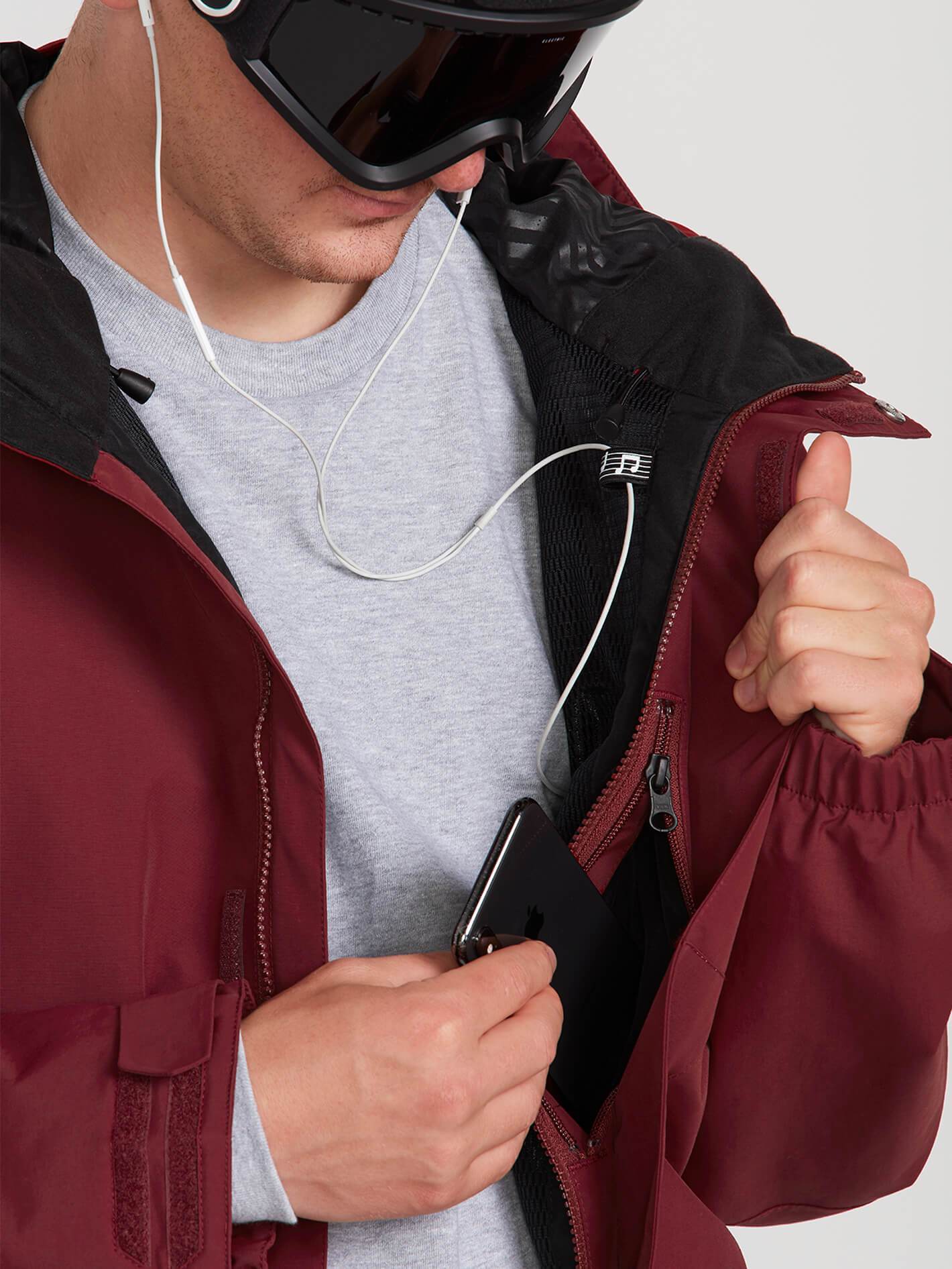 Gore-Tex Schneejacke L - BURNT RED