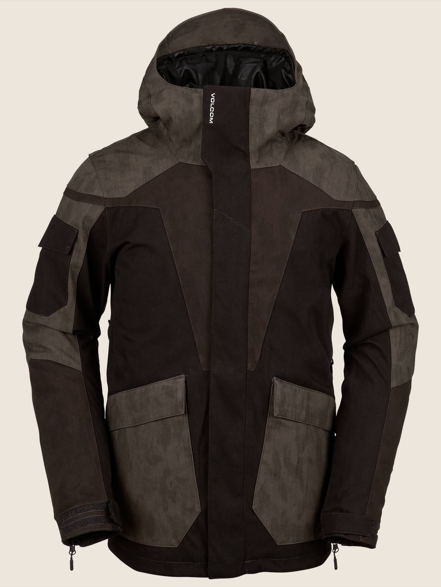 Utility-Schneejacke – Schwarze Kombination