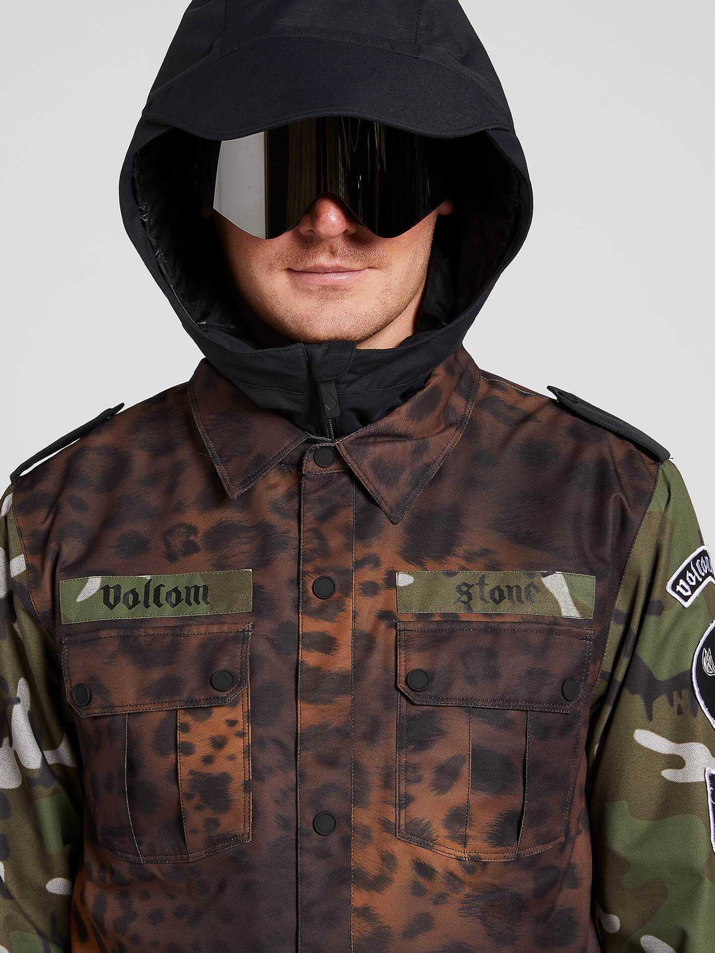 Creedle2Stone Schneejacke - SCHWARZ