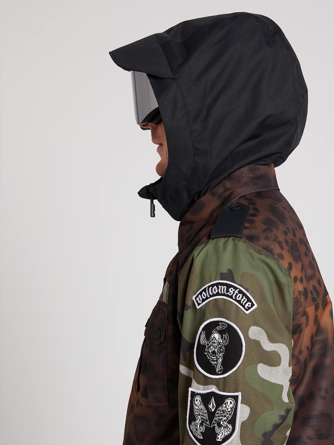 Creedle2Stone Schneejacke - SCHWARZ