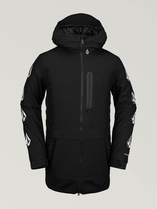DS Lange Schneejacke – SCHWARZ