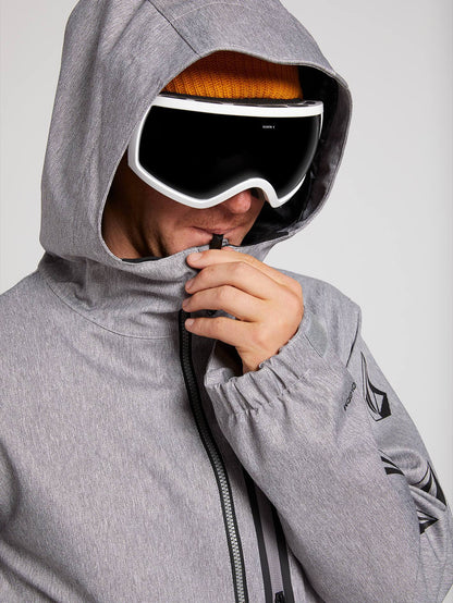 DS Lange Schneejacke - BRAUN