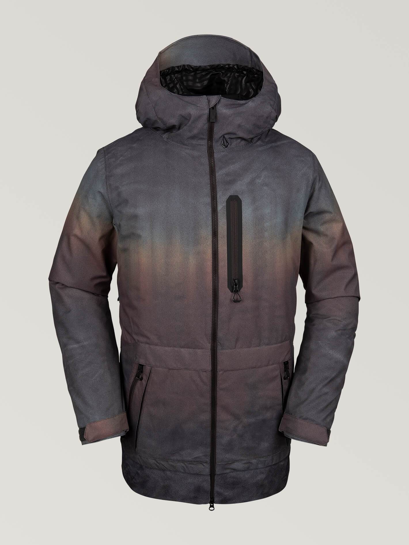 DS Lange Schneejacke - BRAUN