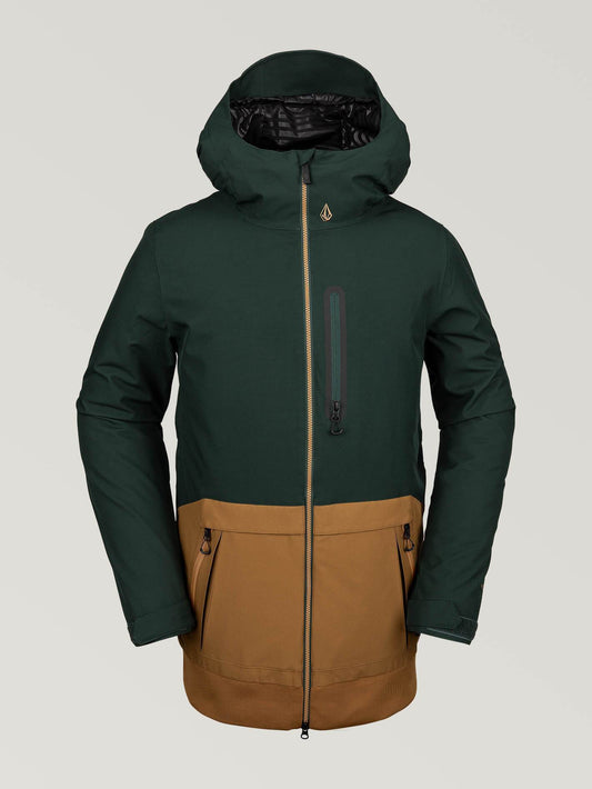 DS Lange Schneejacke - DUNKELGRÜN
