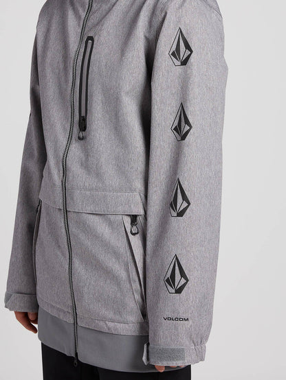 DS Lange Schneejacke - HEATHER GREY