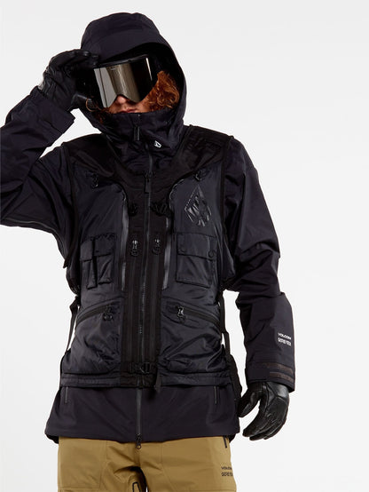 Iguchi Slack Ärmellose Schneejacke - Schwarz