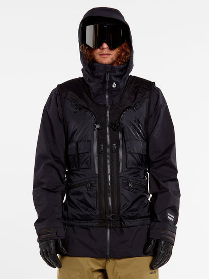 Iguchi Slack Ärmellose Schneejacke - Schwarz