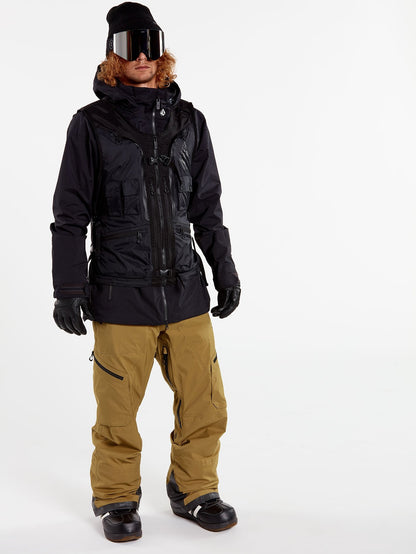 Iguchi Slack Ärmellose Schneejacke - Schwarz