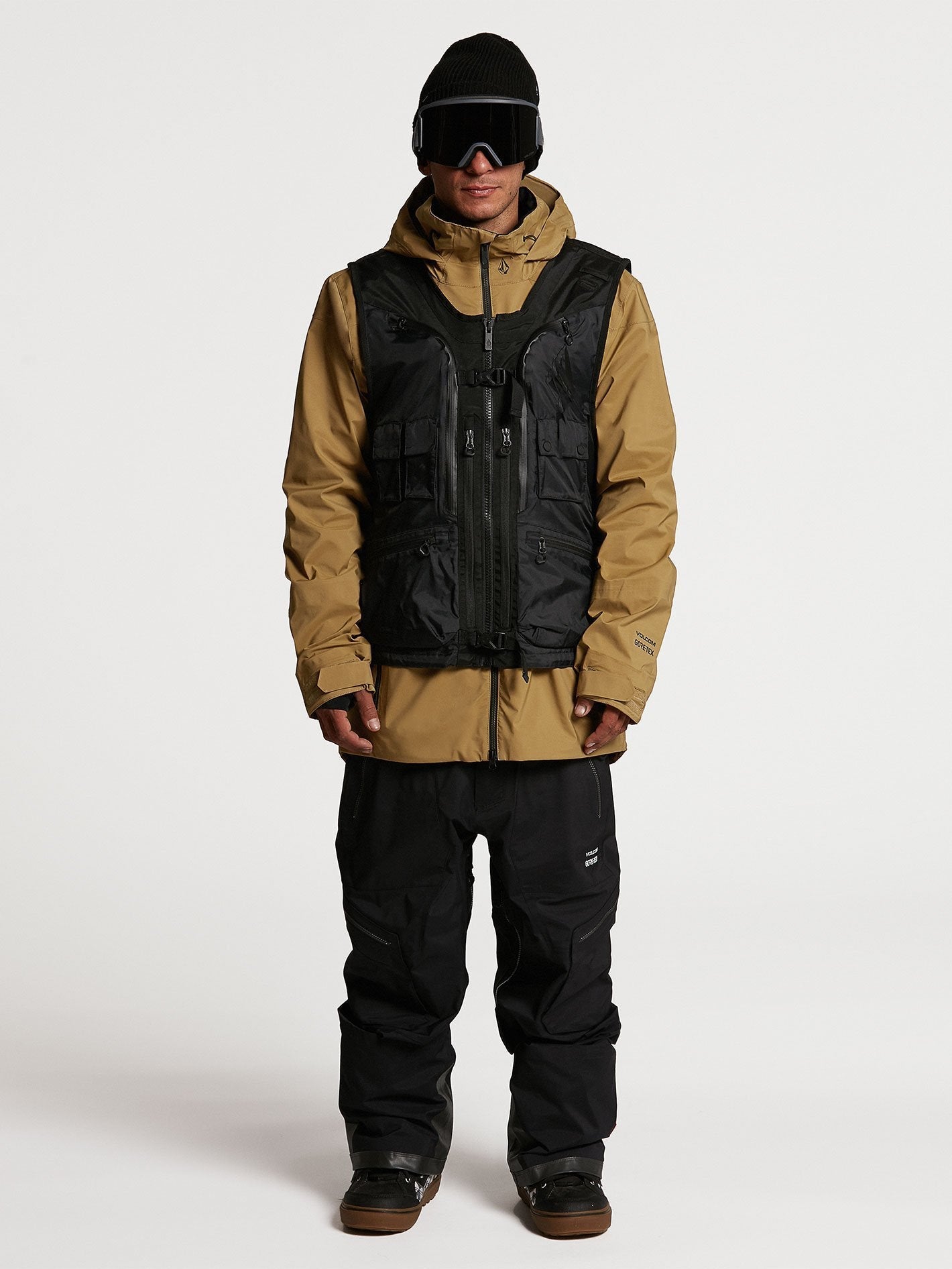 Iguchi Slack Ärmellose Schneejacke - Schwarz