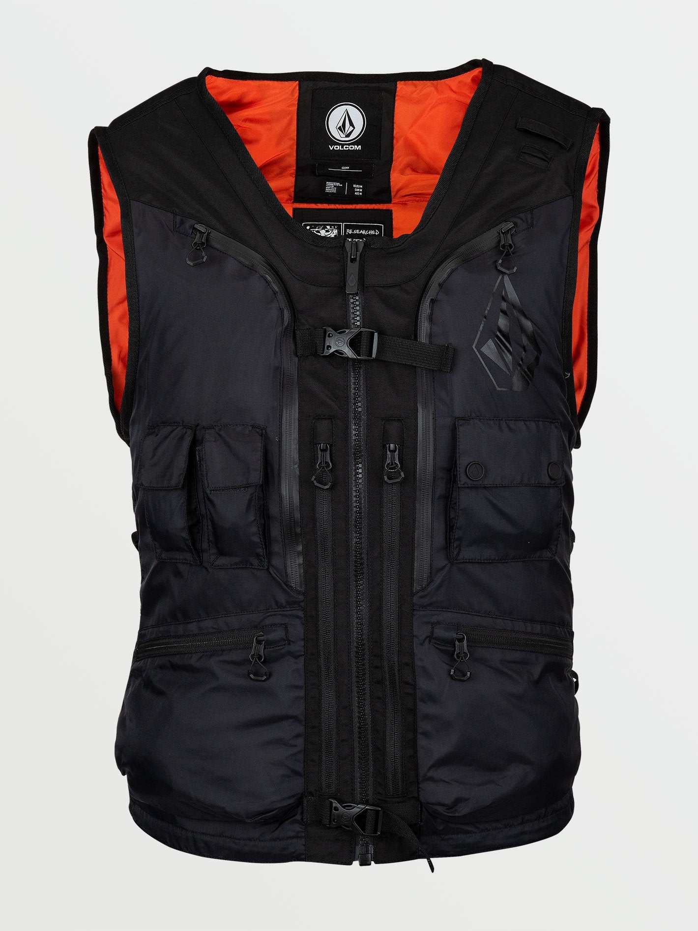 Iguchi Slack Ärmellose Schneejacke - Schwarz