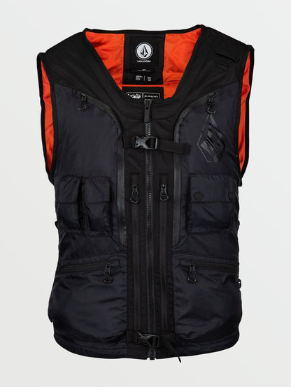 Iguchi Slack Ärmellose Schneejacke - Schwarz