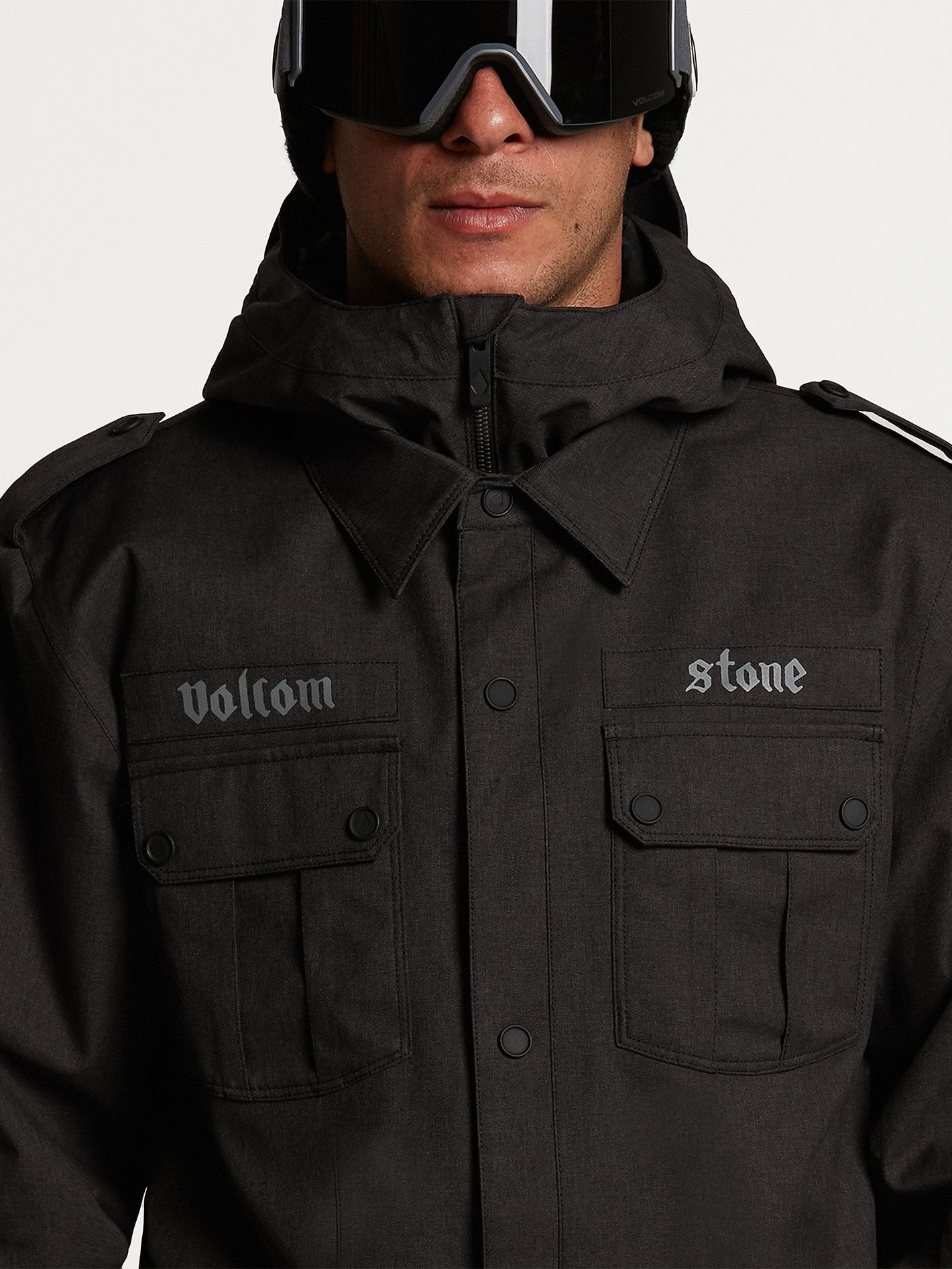Creedle2Stone Schneejacke - Schwarz