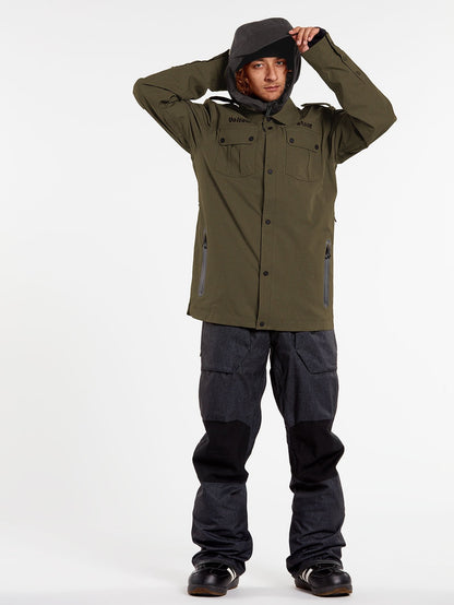 Creedle2Stone Snow Jacket - Black Military
