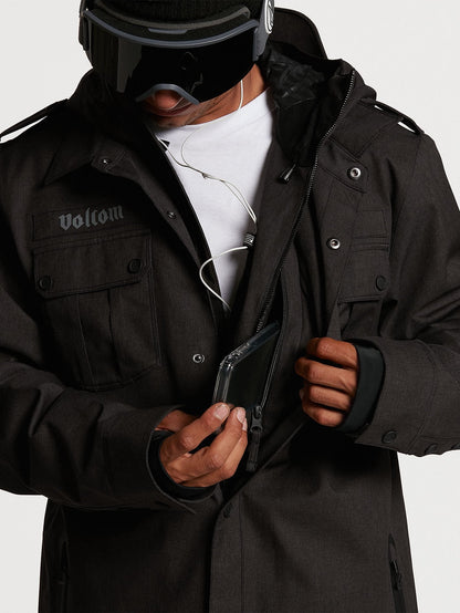 Creedle2Stone Snow Jacket - Black Military