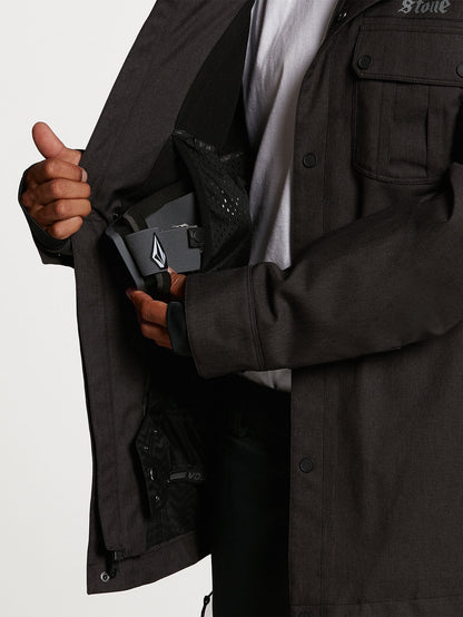 Creedle2Stone Snow Jacket - Black Military