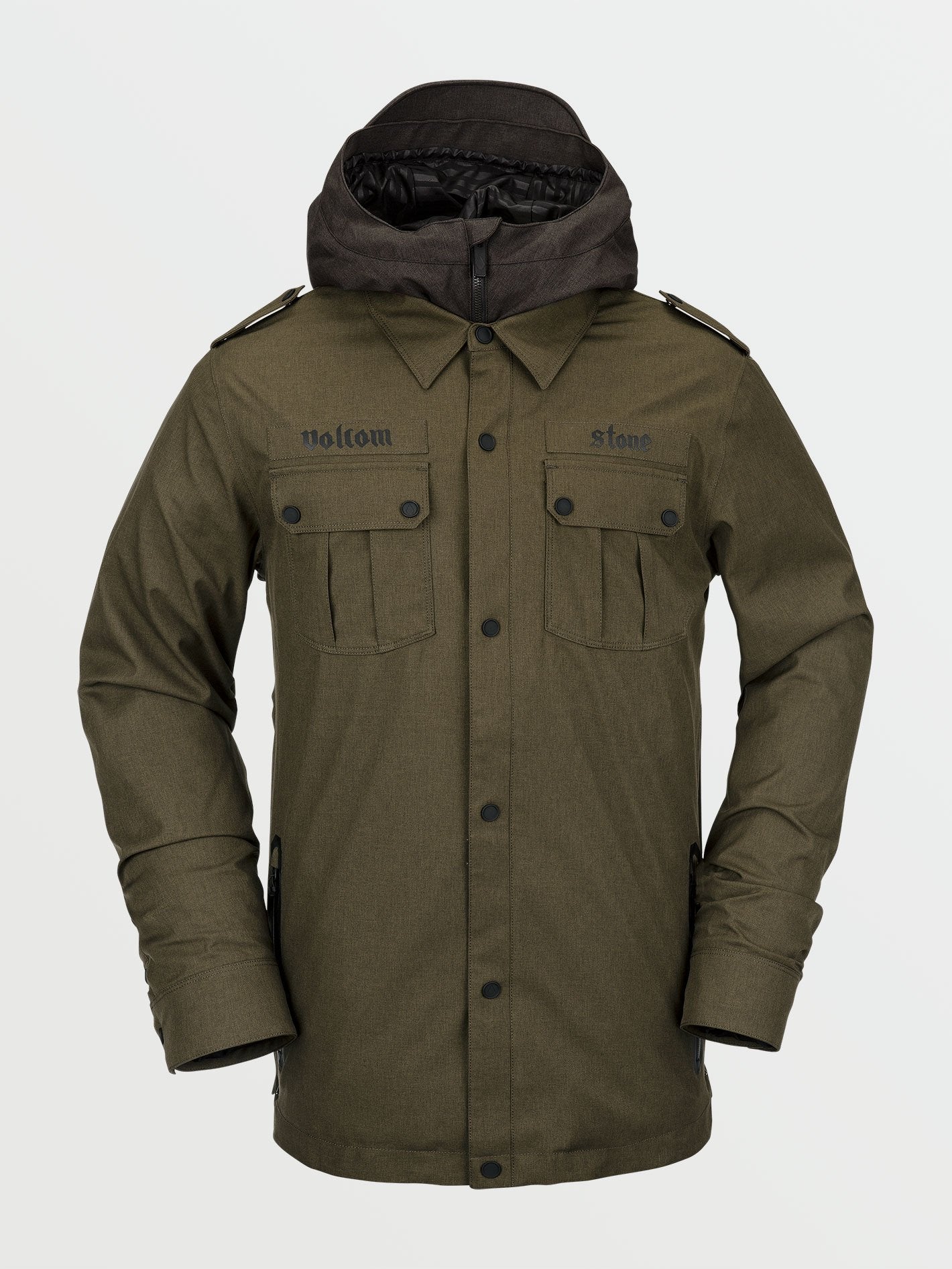 Creedle2Stone Snow Jacket - Black Military