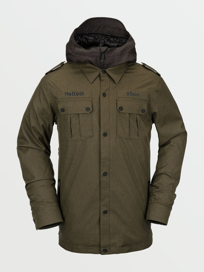 Creedle2Stone Snow Jacket - Black Military