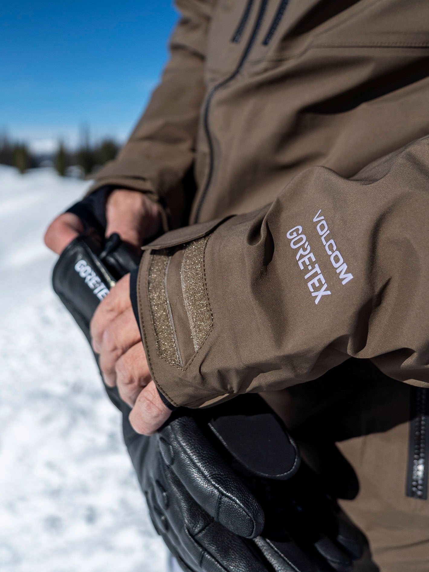 Guch Stretch Gore-Tex Schneejacke - DARK TEAK