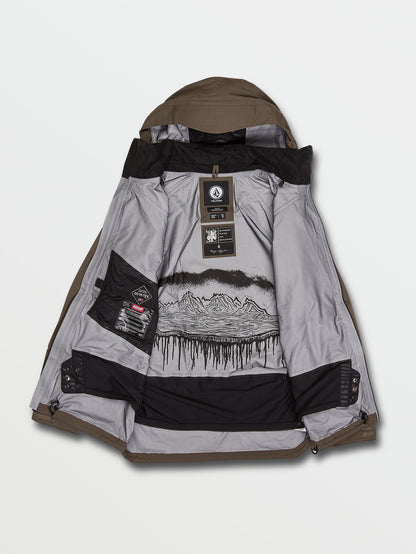 Guch Stretch Gore-Tex Schneejacke - DARK TEAK